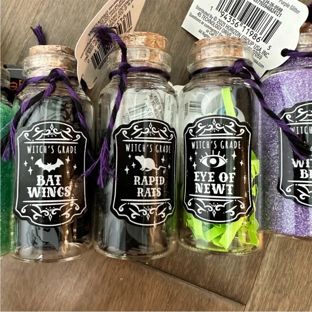 Target Halloween Potion Bottle Set from 2021 complete set of 8
